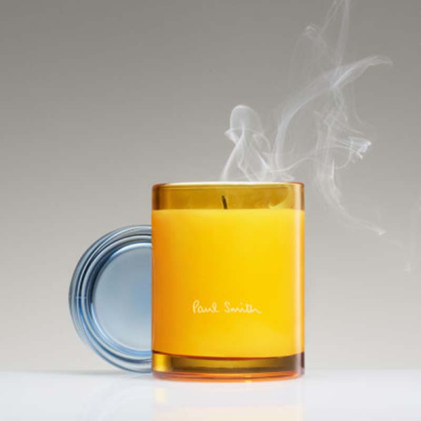 Paul Smith Duftkerze Daydreamer, Glasgefäss, gelb-blau, style